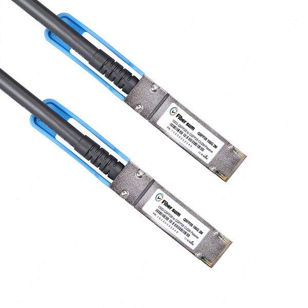 Dell 470-ABQG Compatible 100G-DAC-CU QSFP28 to QSFP28 Passive 2M (6.6ft) 30AWG Direct Attach Cables